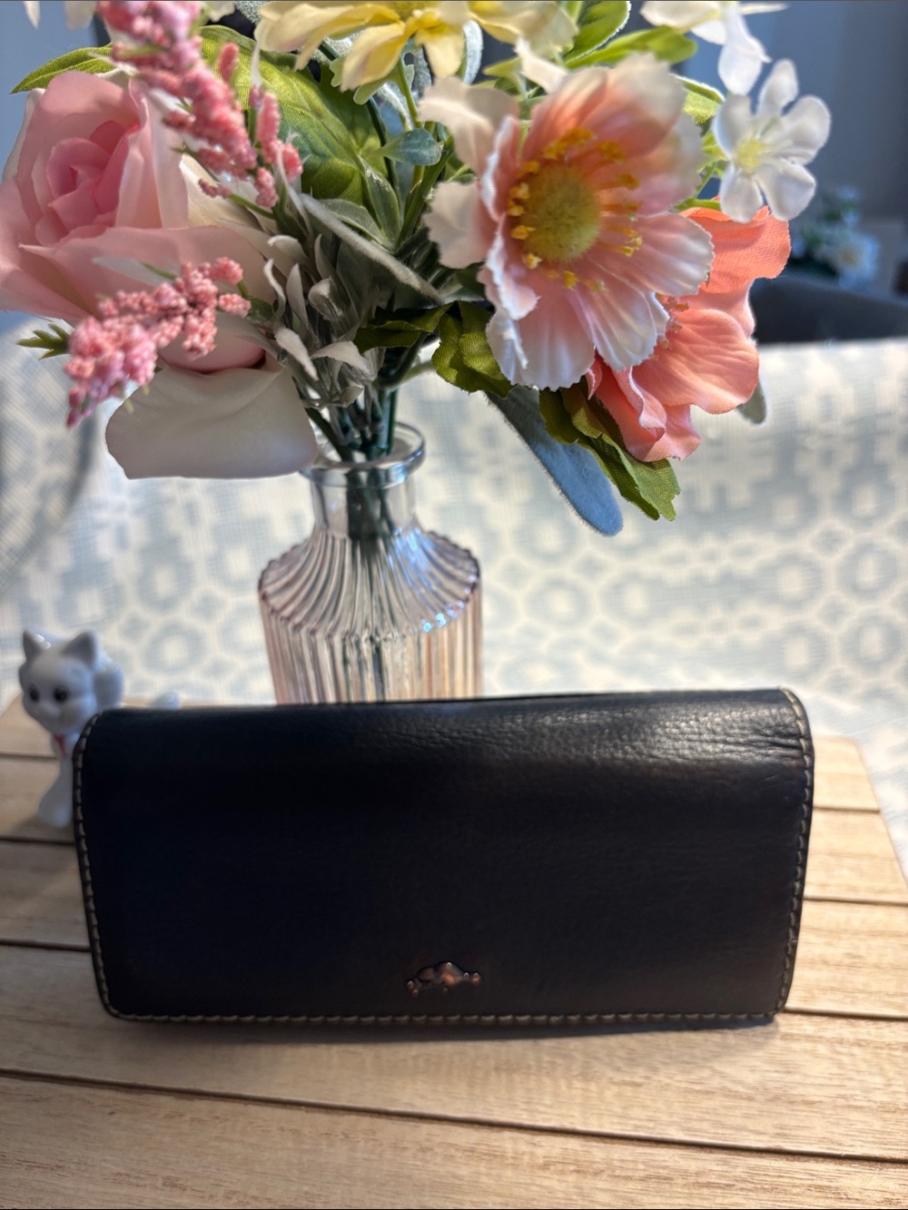 Roots Classic Navy blue Leather Women’s Wallet